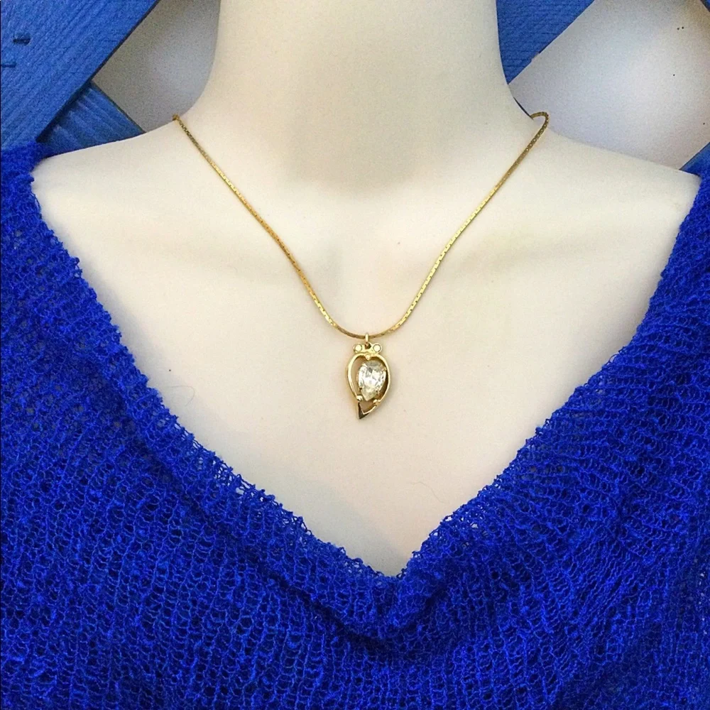 FINAL🎁Beautiful Rhinestone Necklace. Sweetheart Gift Elegant VALENTINE